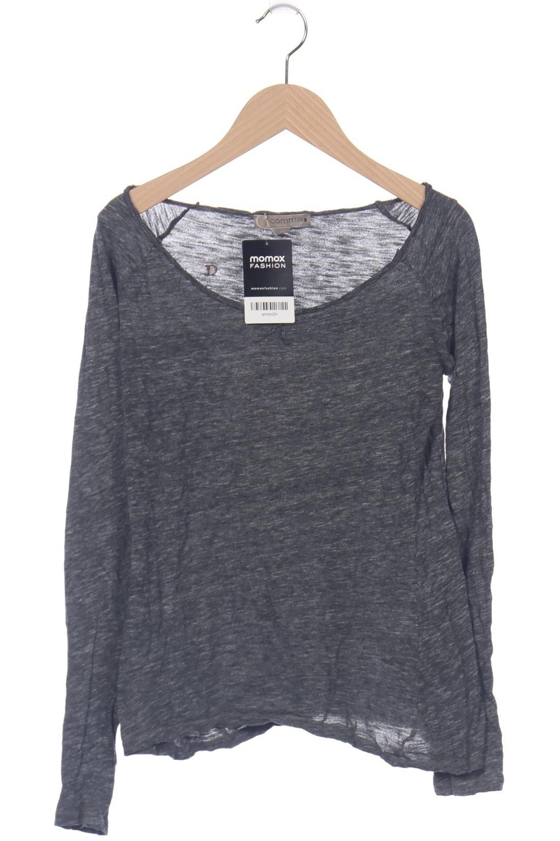 

Comma Damen Langarmshirt, grau, Gr. 36