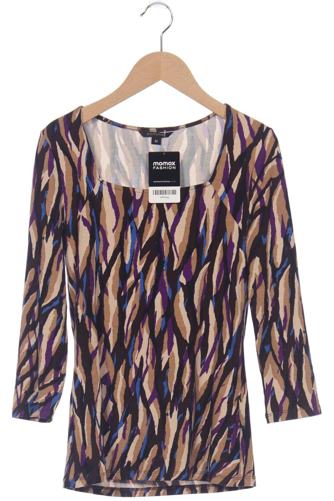 

Comma Damen Langarmshirt, mehrfarbig, Gr. 32