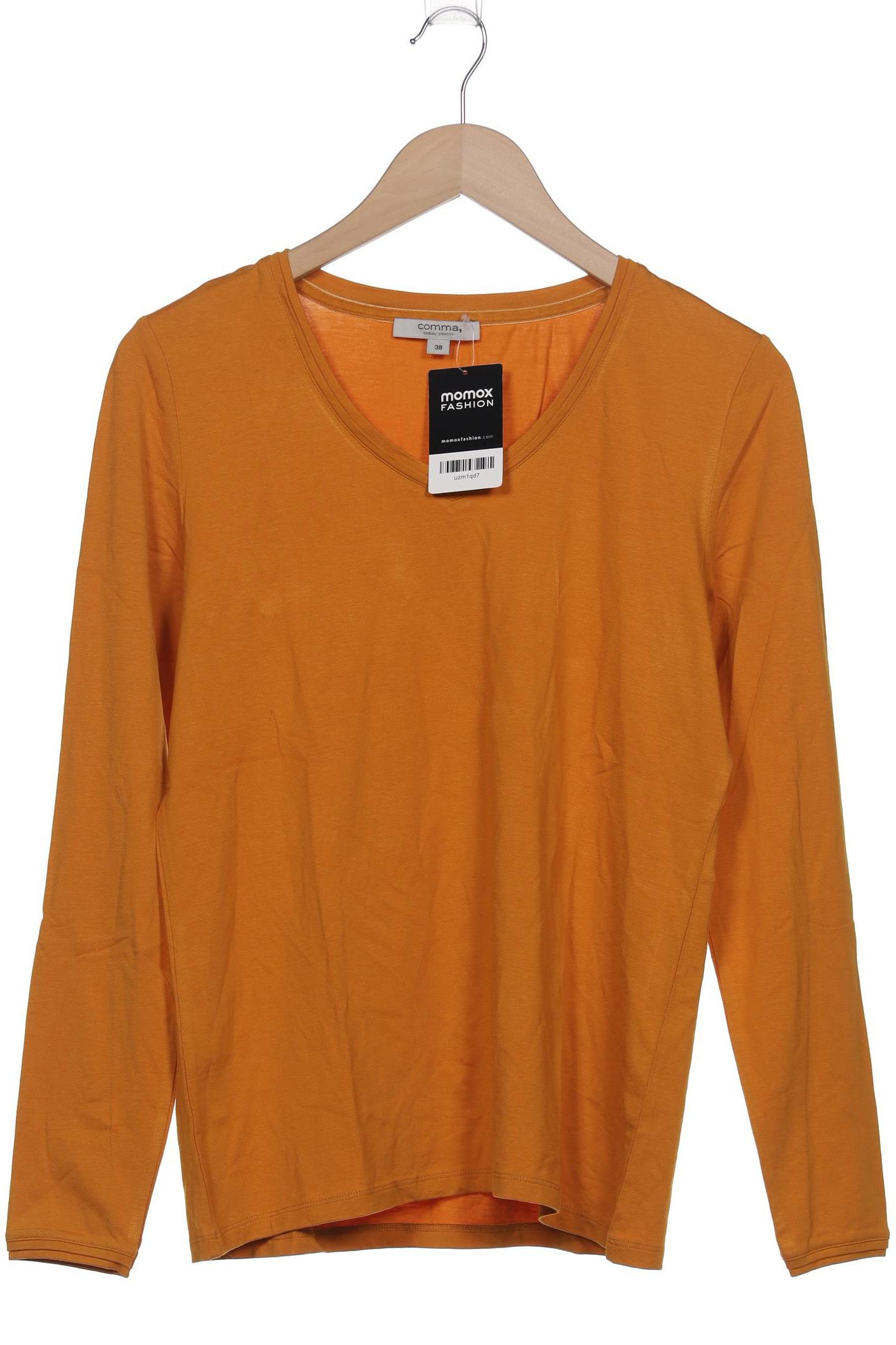 

Comma Damen Langarmshirt, orange, Gr. 38