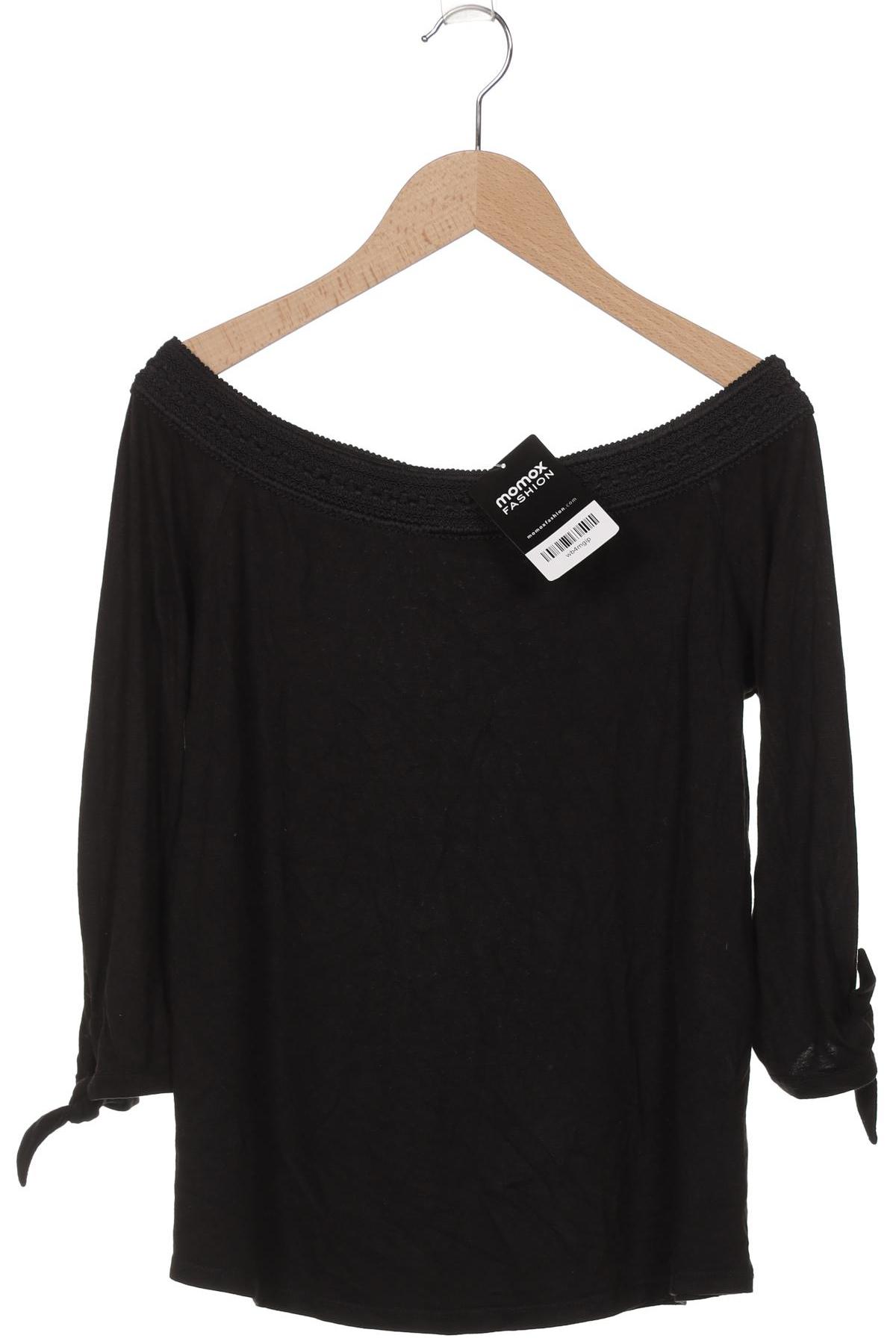 

Comma Damen Langarmshirt, schwarz, Gr. 34