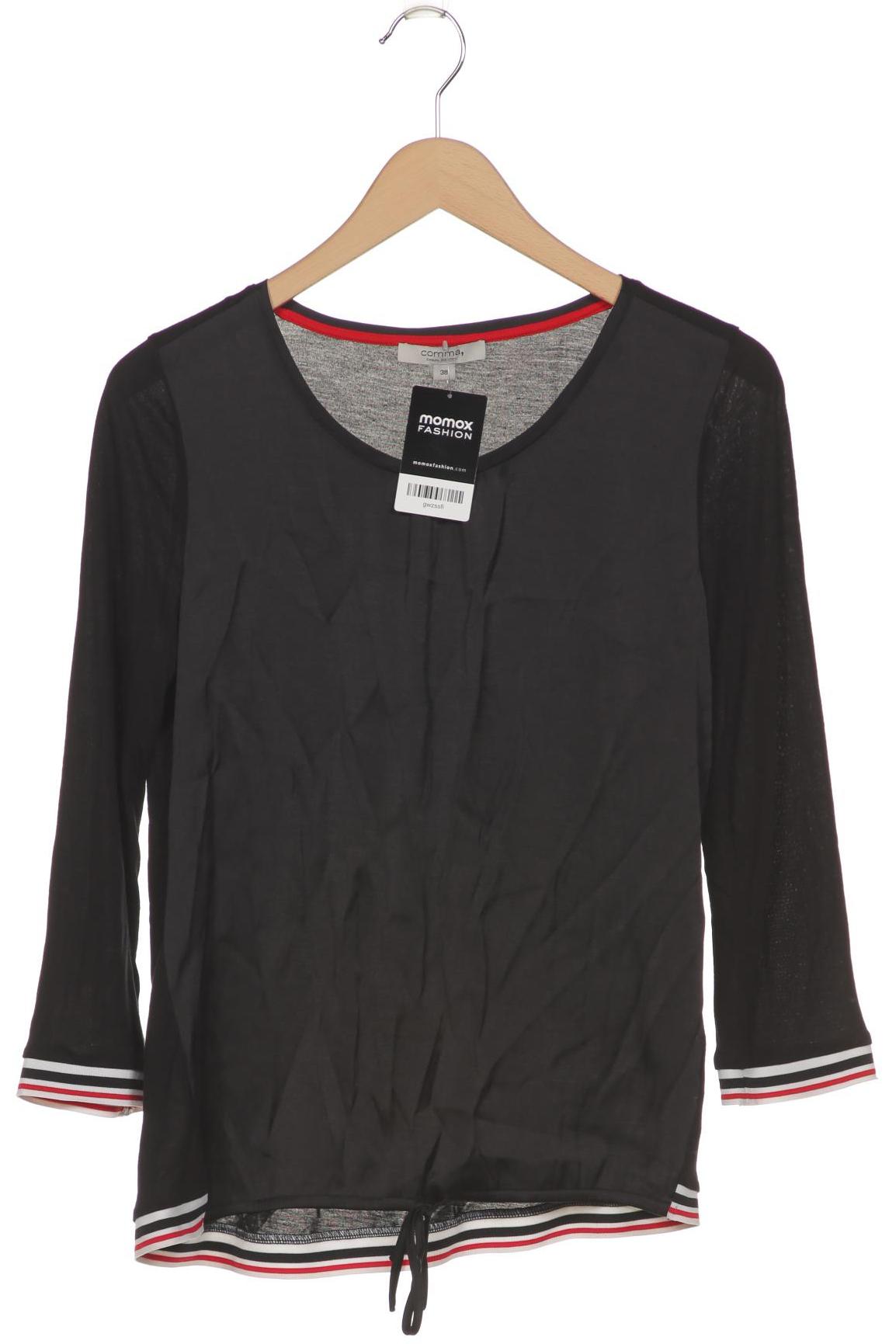 

Comma Damen Langarmshirt, schwarz