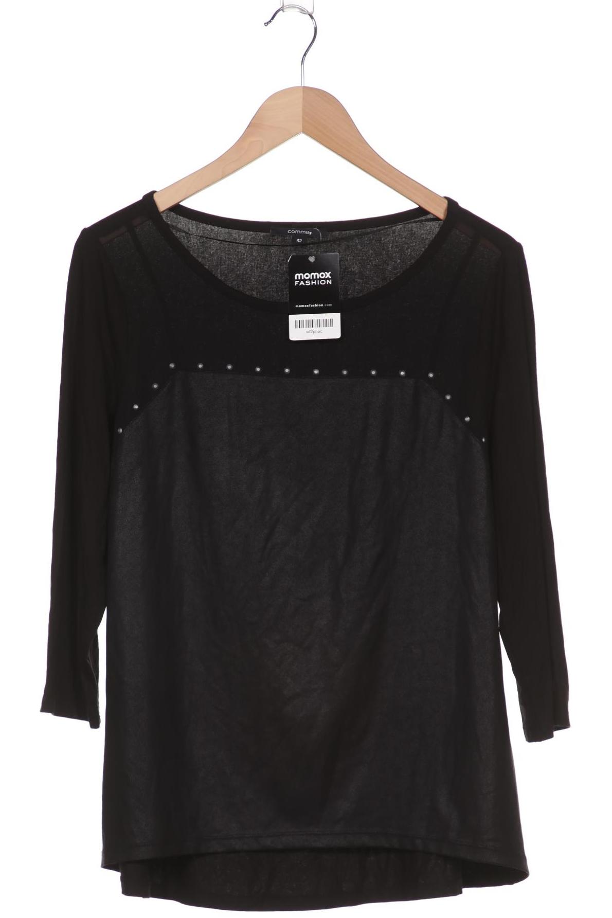 

Comma Damen Langarmshirt, schwarz