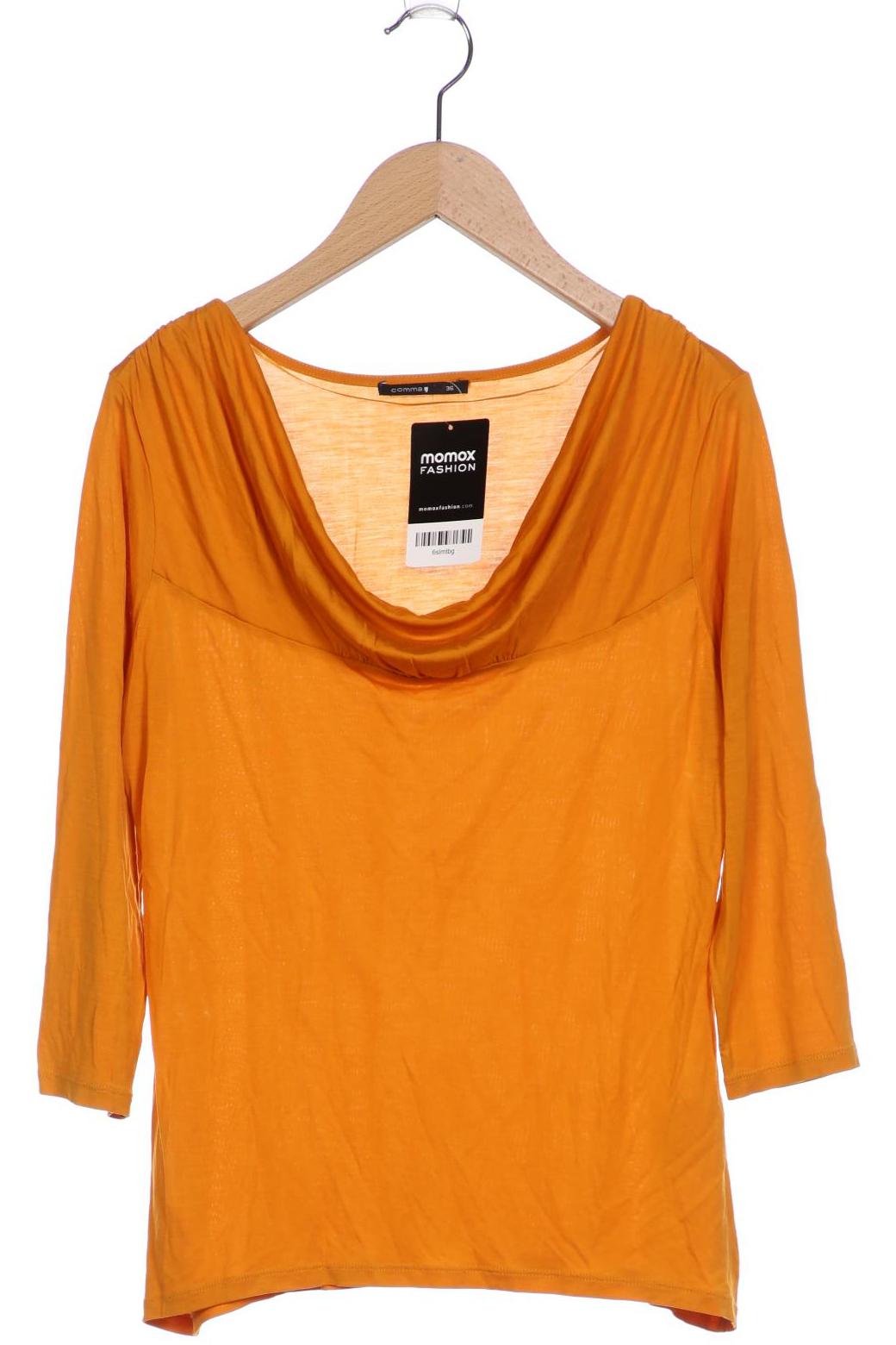 

Comma Damen Langarmshirt, orange, Gr. 36