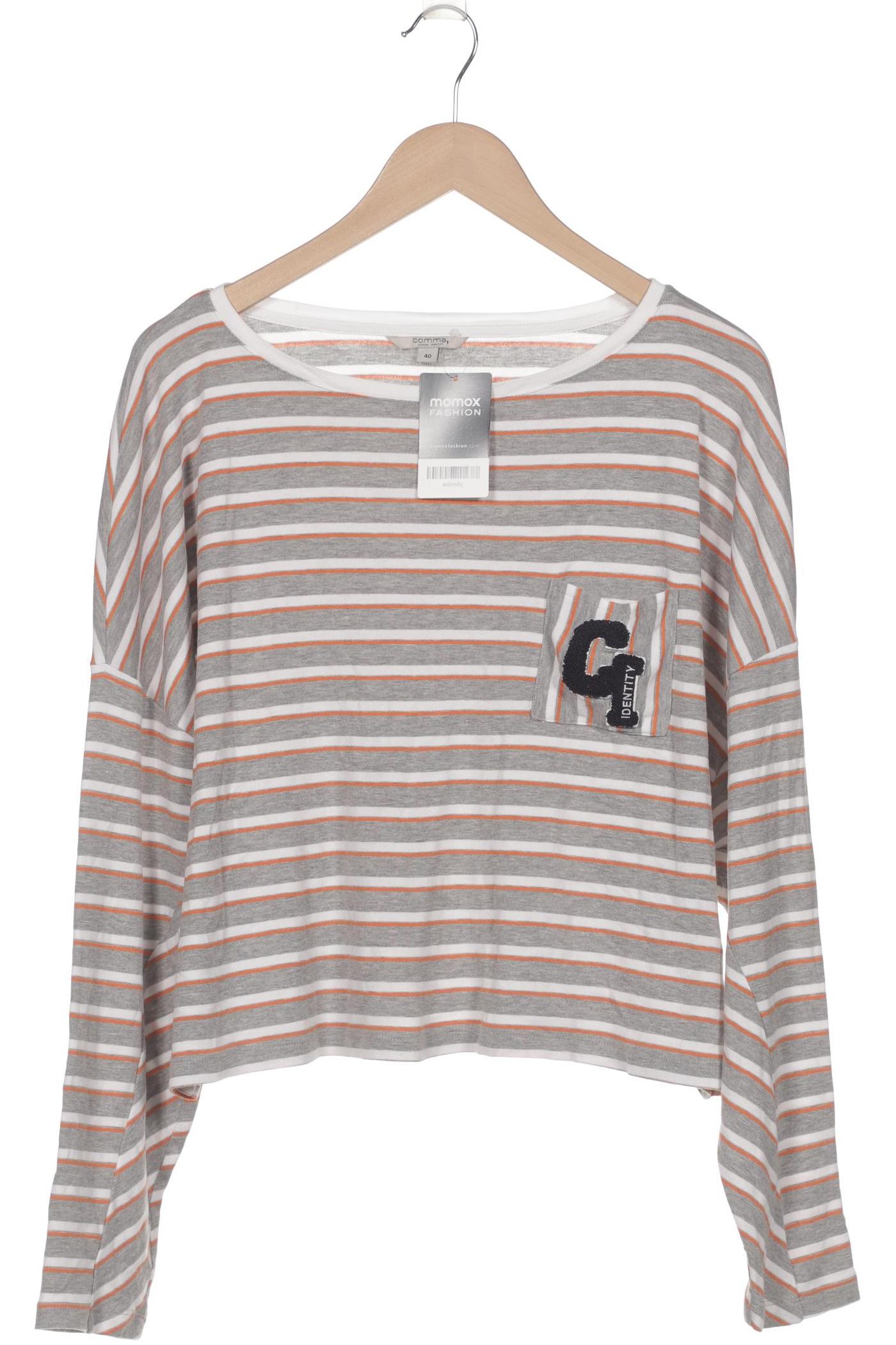 

Comma Damen Langarmshirt, grau, Gr. 40