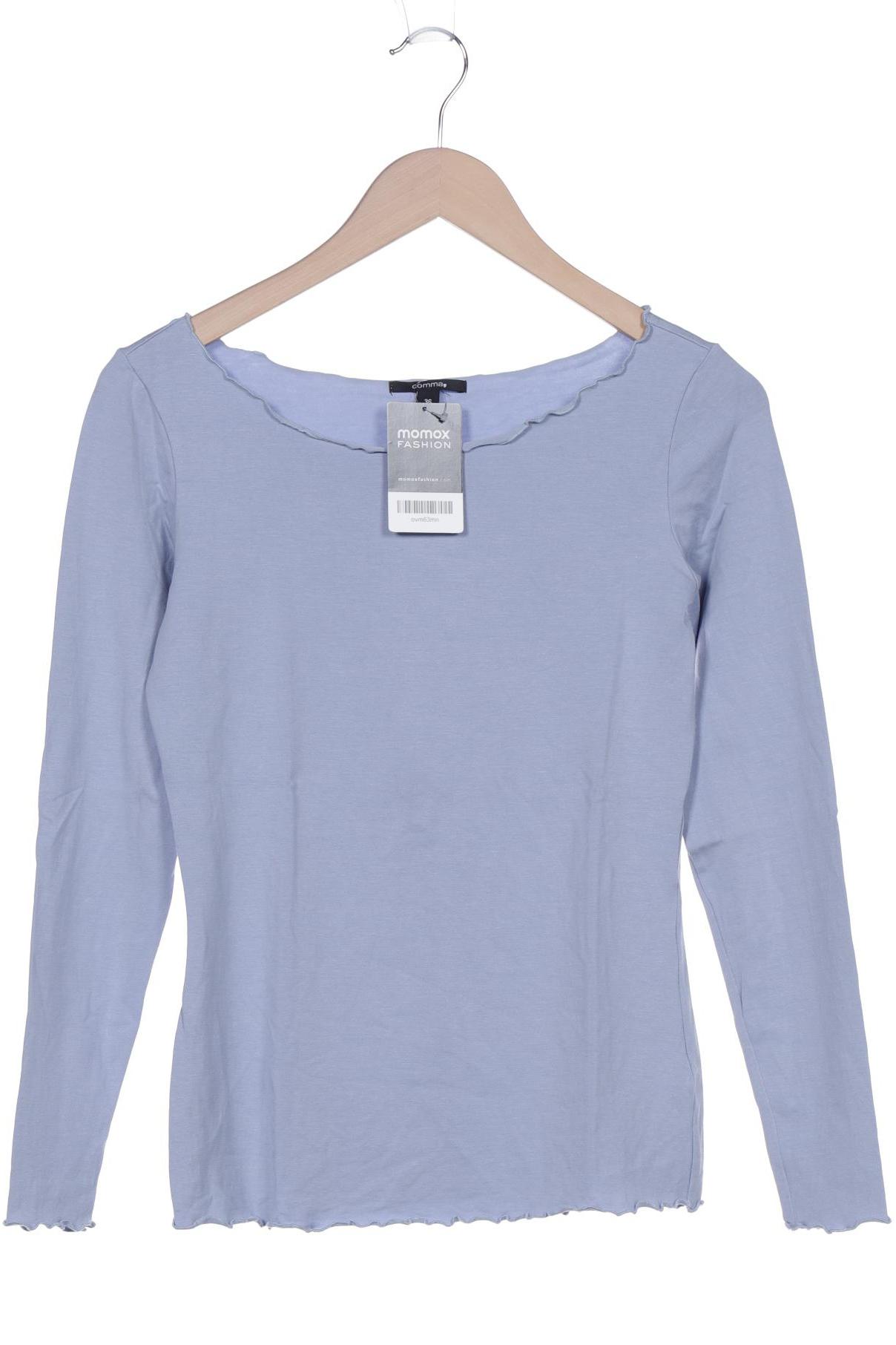 

Comma Damen Langarmshirt, blau