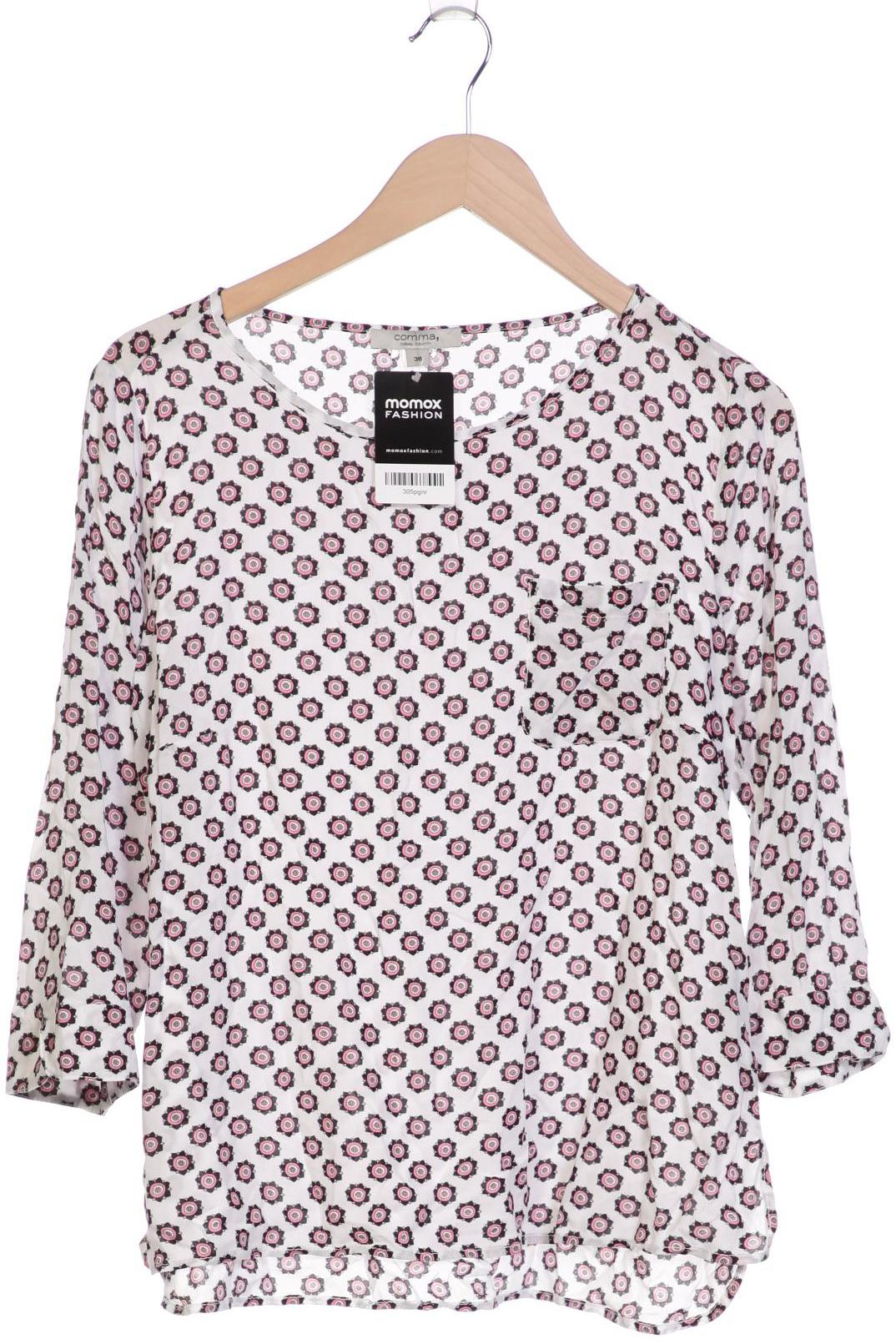 

Comma Damen Langarmshirt, weiß, Gr. 38