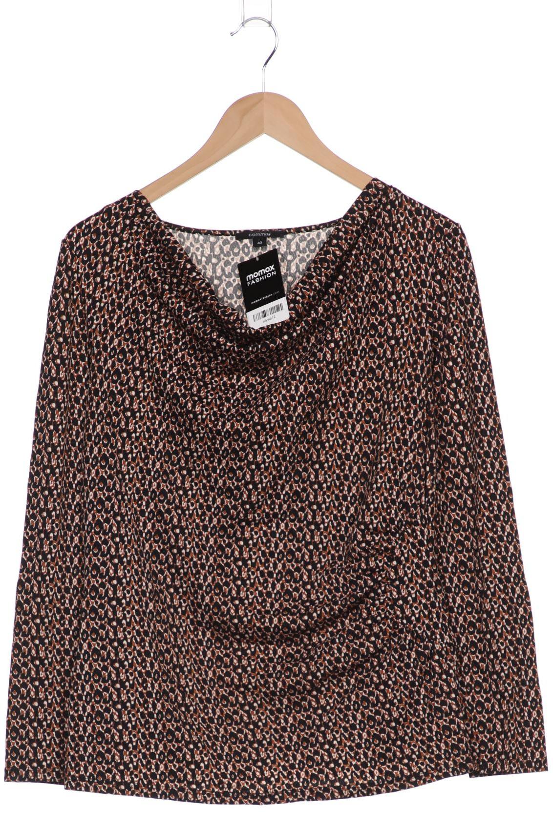 

Comma Damen Langarmshirt, schwarz, Gr. 40