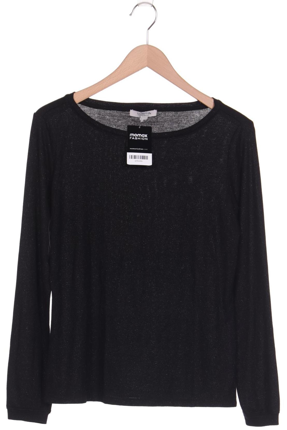 

Comma Damen Langarmshirt, schwarz