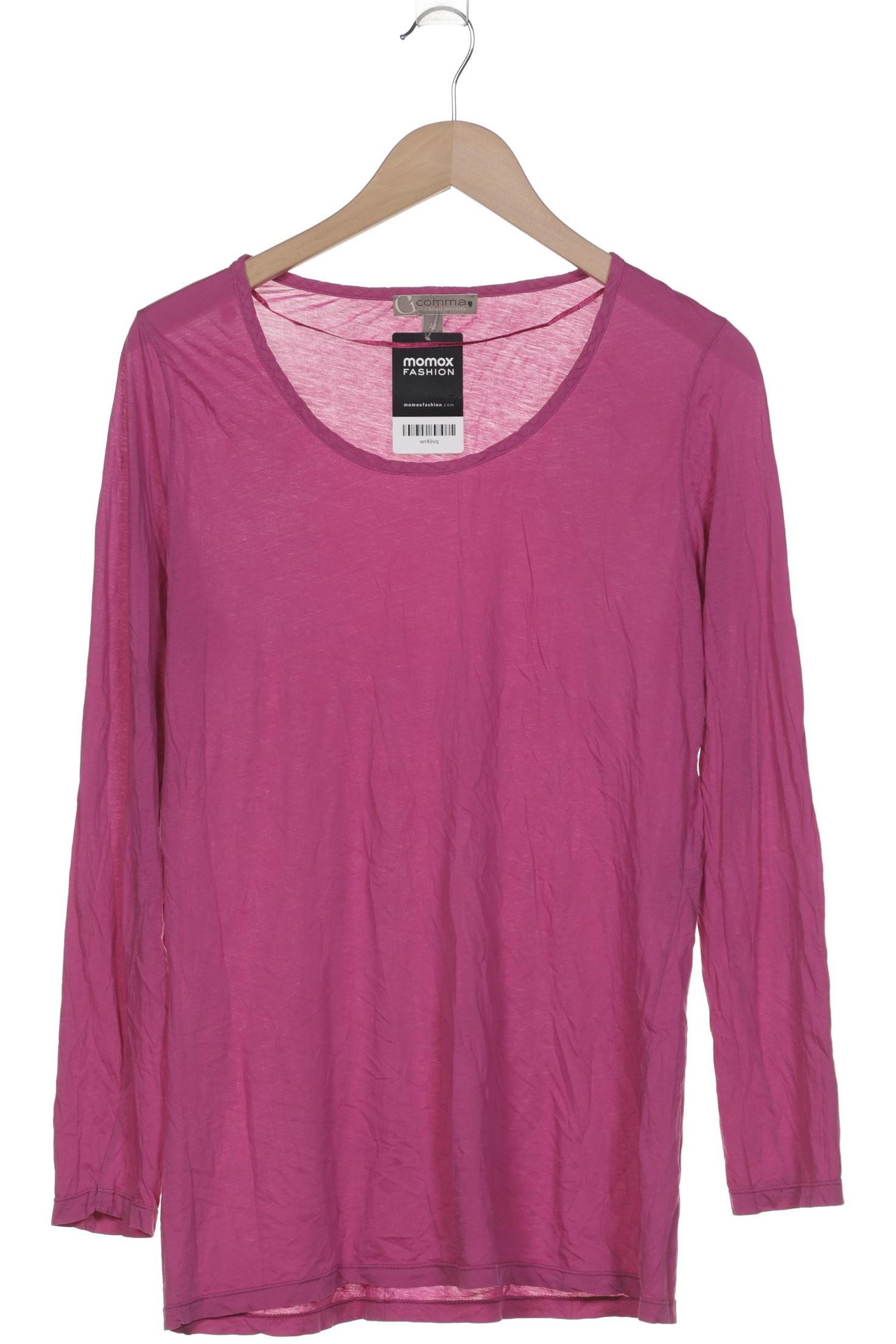 

Comma Damen Langarmshirt, pink, Gr. 42