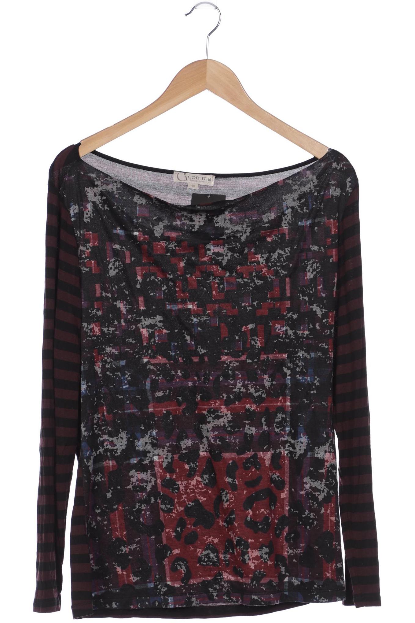 

Comma Damen Langarmshirt, mehrfarbig, Gr. 44