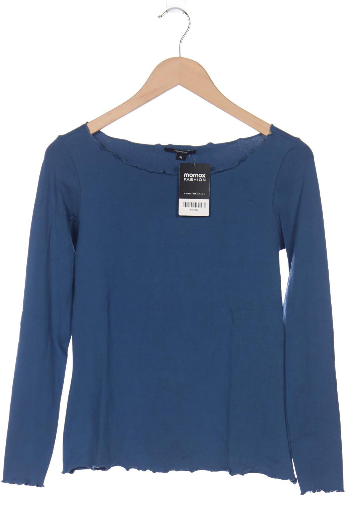 

Comma Damen Langarmshirt, marineblau, Gr. 36