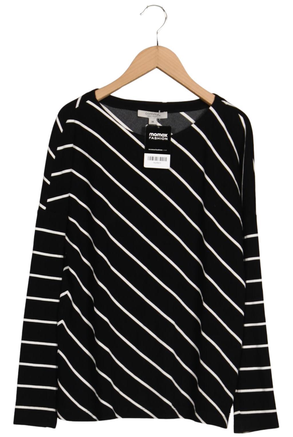 

Comma Damen Langarmshirt, schwarz, Gr. 36