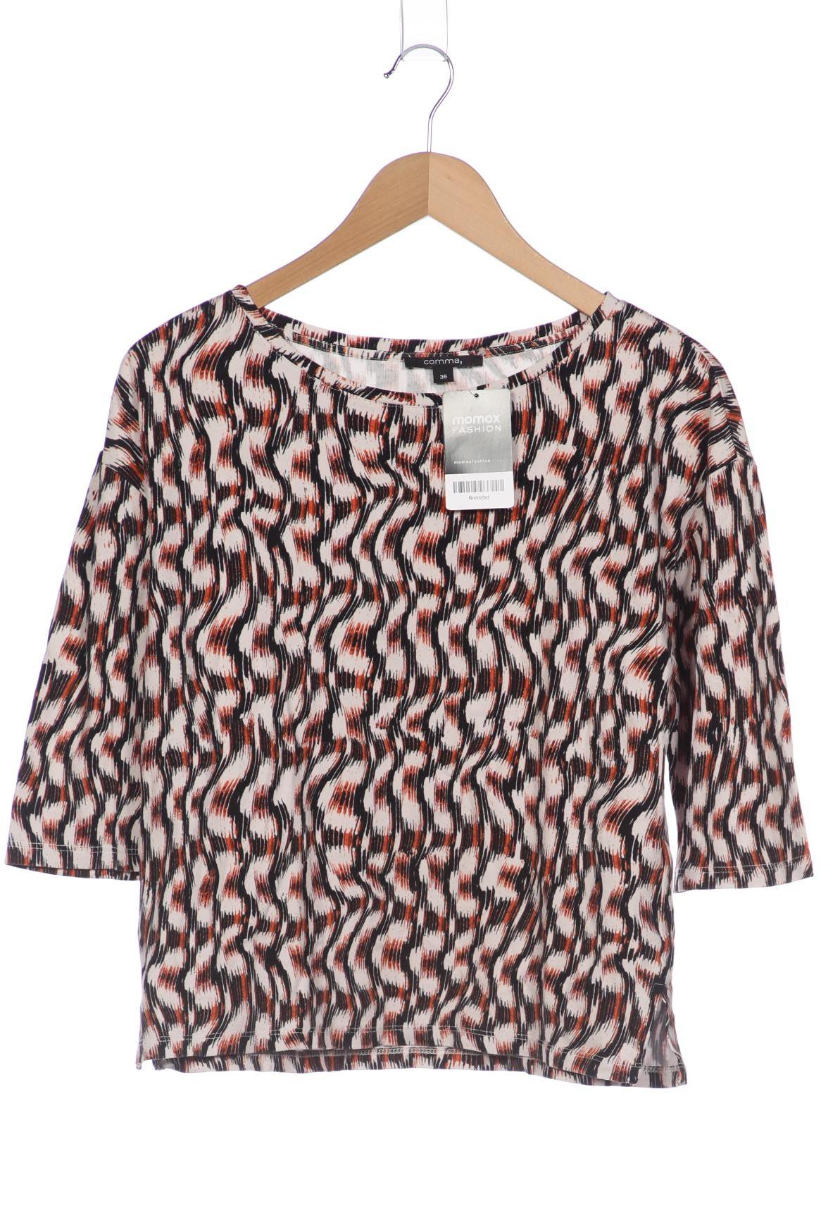 

Comma Damen Langarmshirt, mehrfarbig, Gr. 36