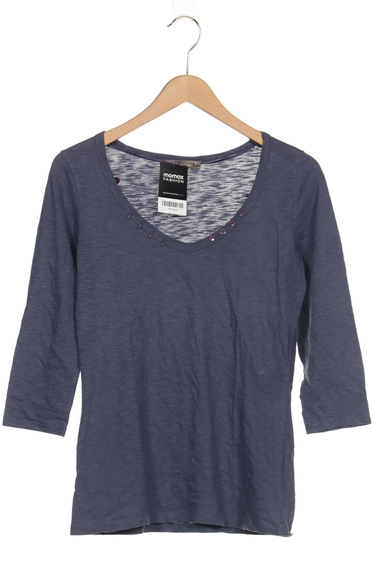 

Comma Damen Langarmshirt, marineblau