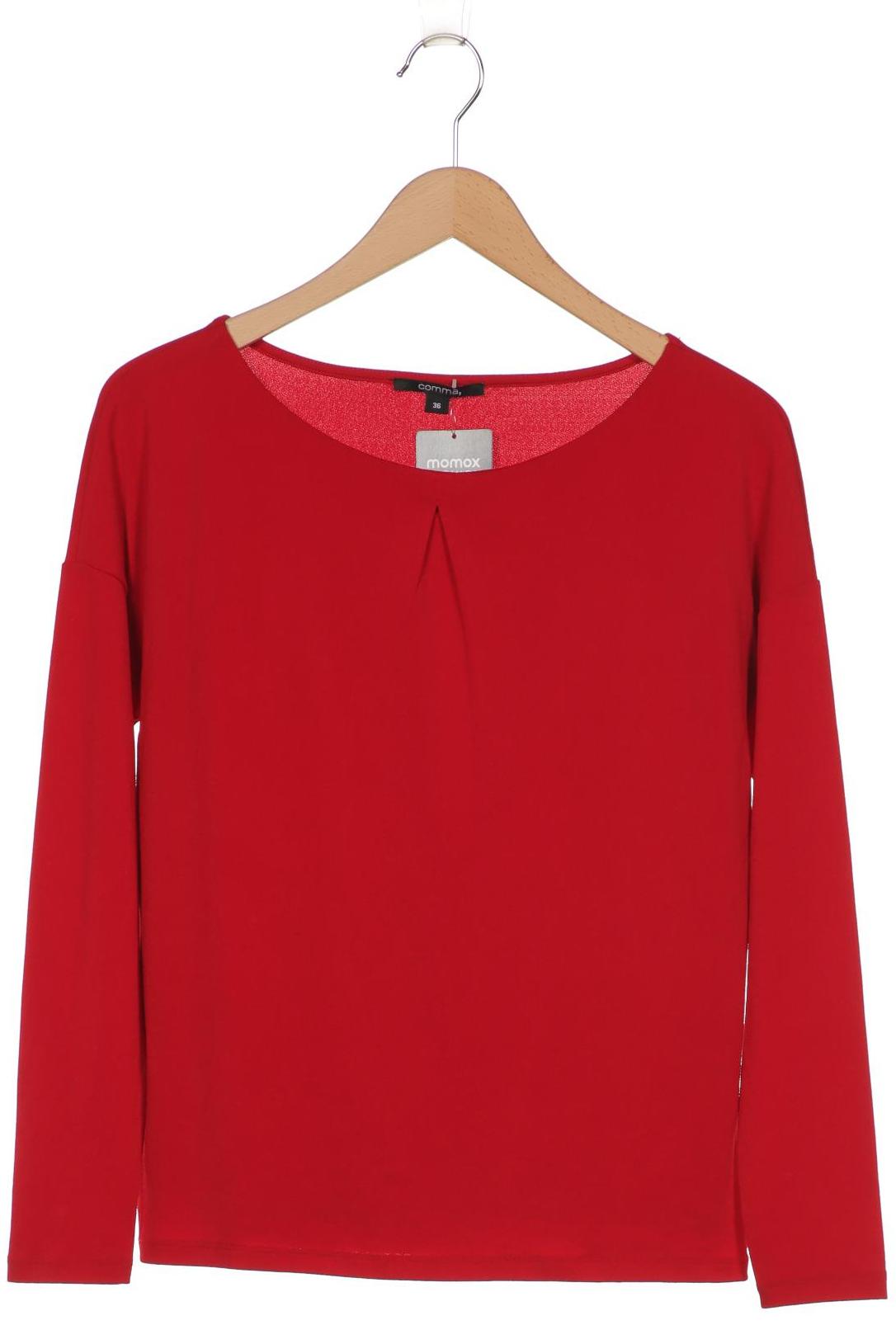 

Comma Damen Langarmshirt, rot