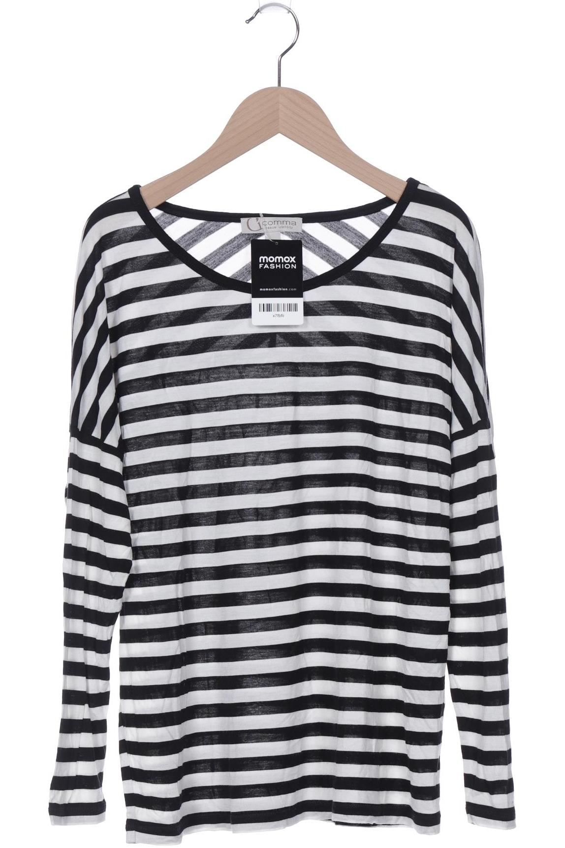 

Comma Damen Langarmshirt, schwarz, Gr. 36