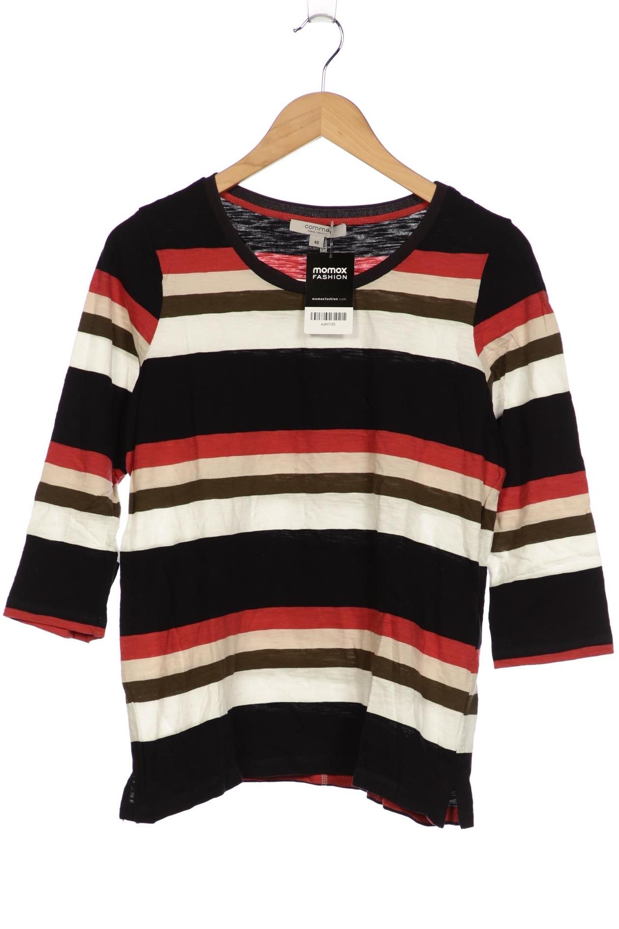 

Comma Damen Langarmshirt, mehrfarbig, Gr. 42