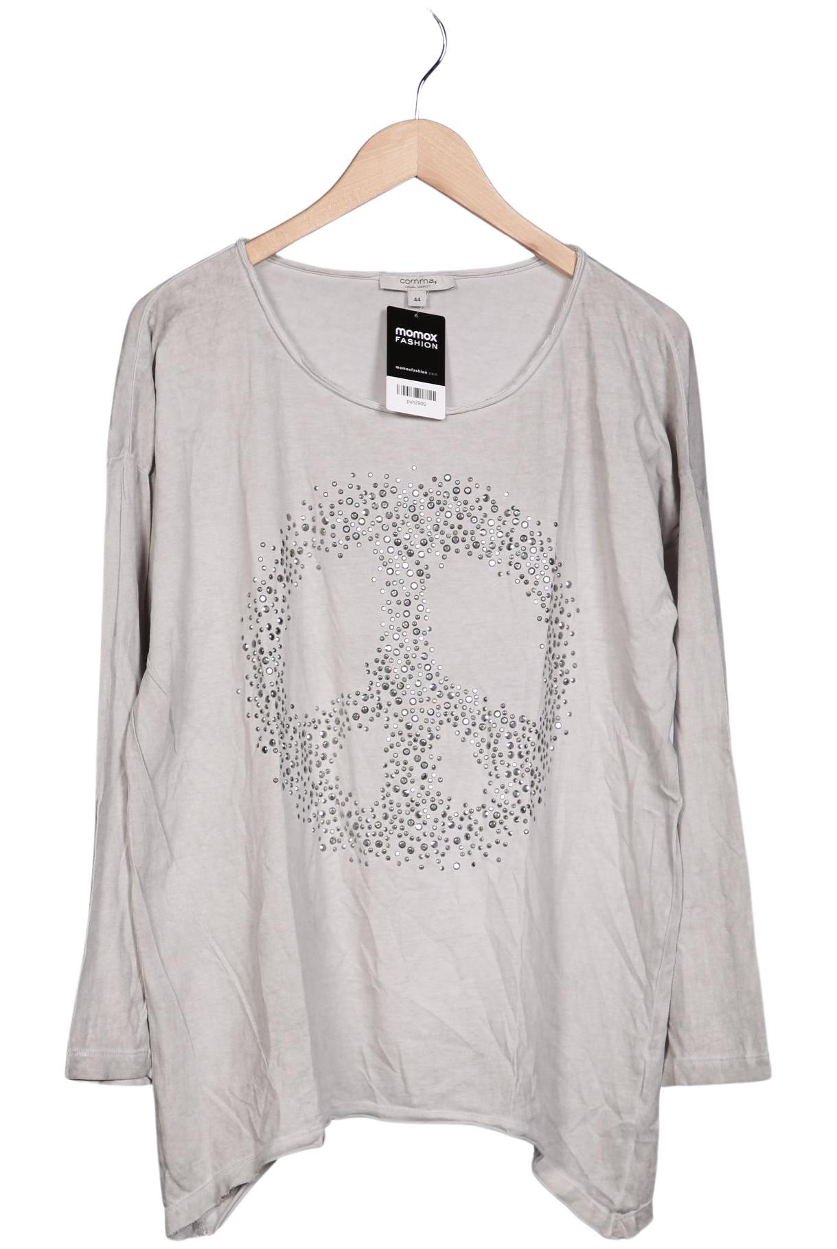 

Comma Damen Langarmshirt, grau, Gr. 44