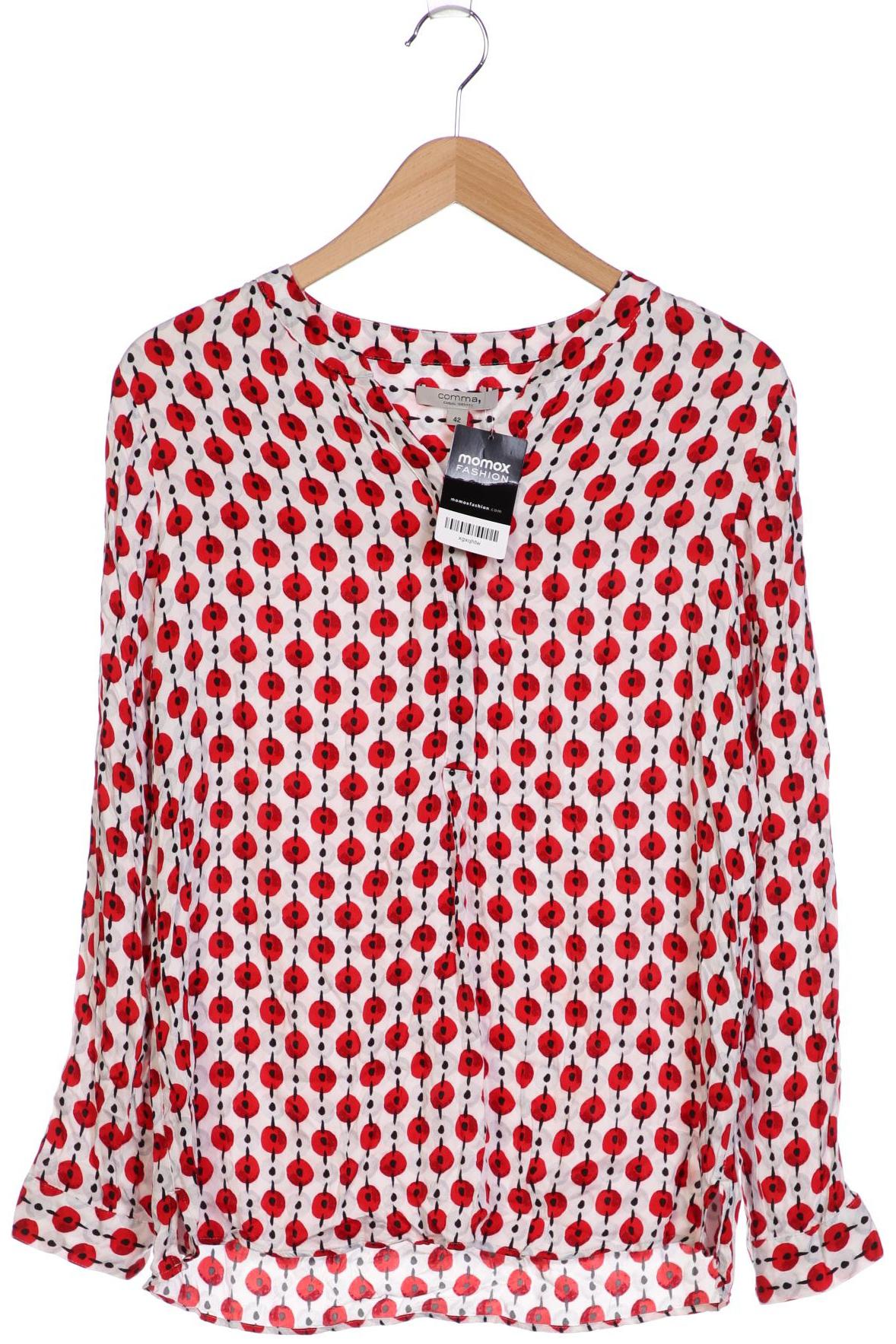 

Comma Damen Langarmshirt, rot