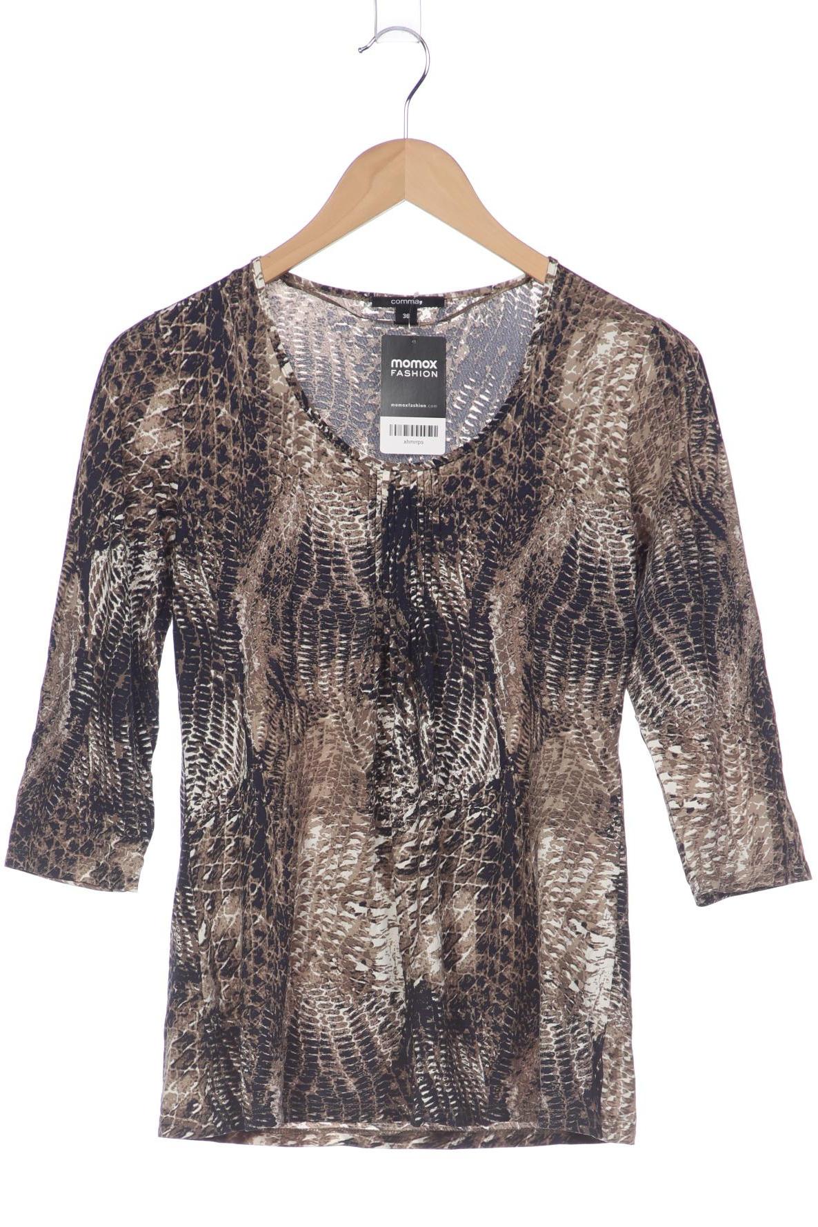 

Comma Damen Langarmshirt, marineblau, Gr. 36