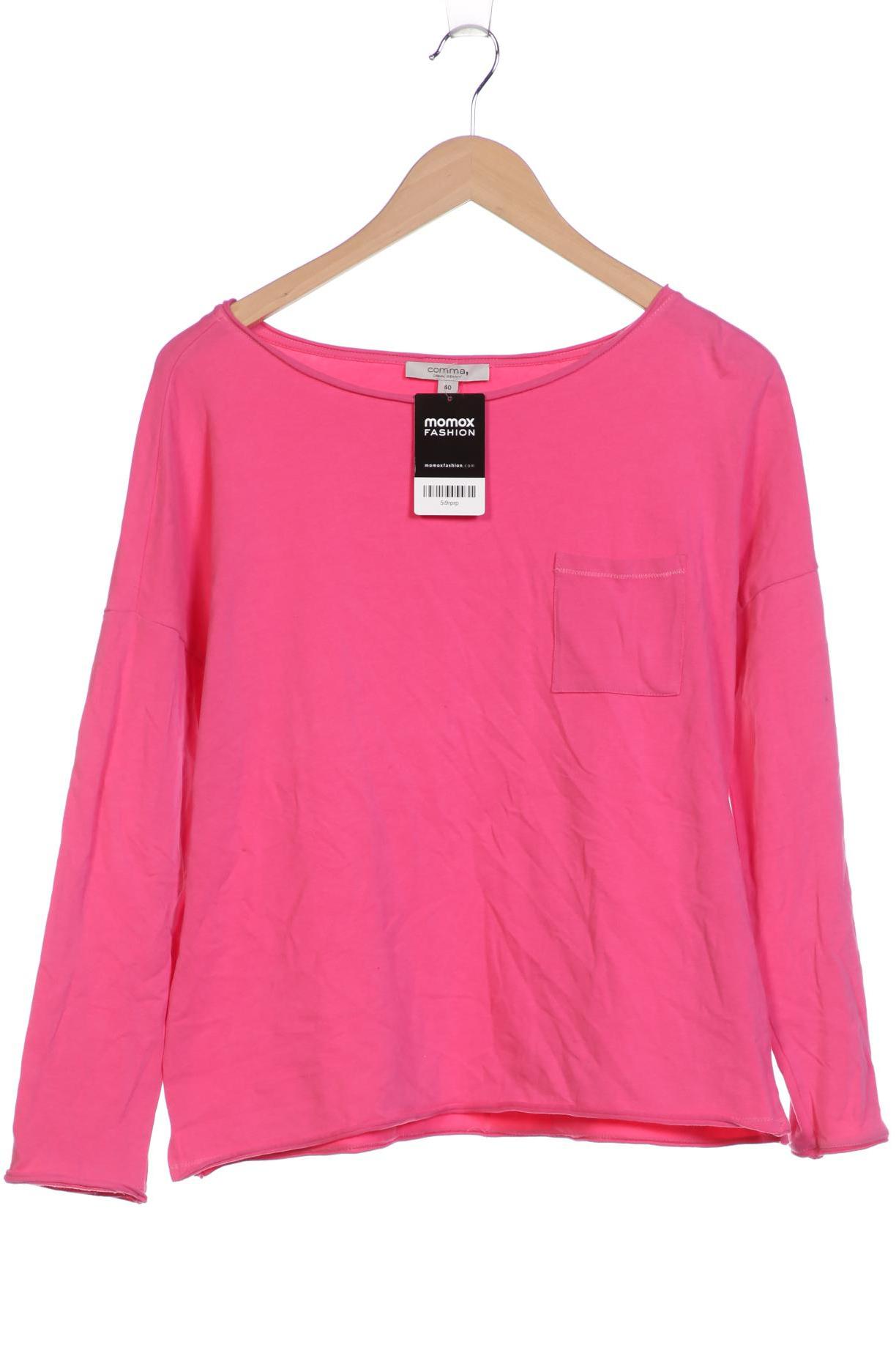 

Comma Damen Langarmshirt, pink, Gr. 40
