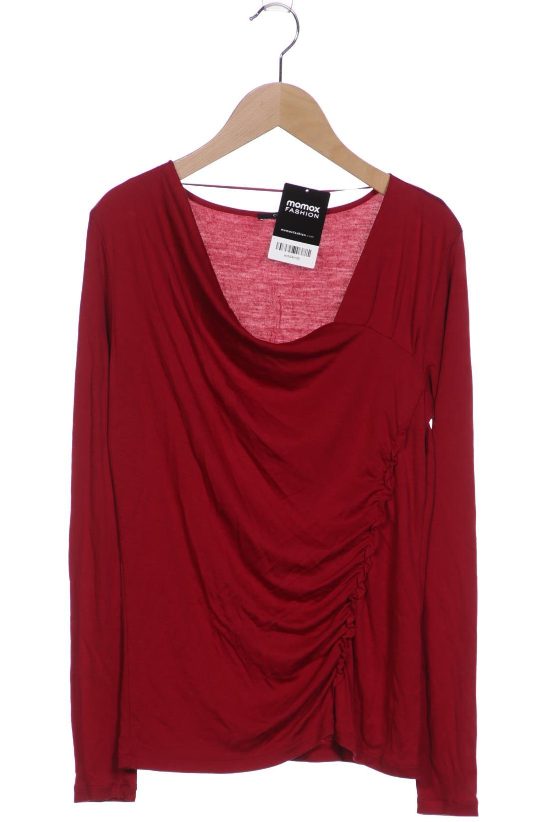 

Comma Damen Langarmshirt, bordeaux, Gr. 36