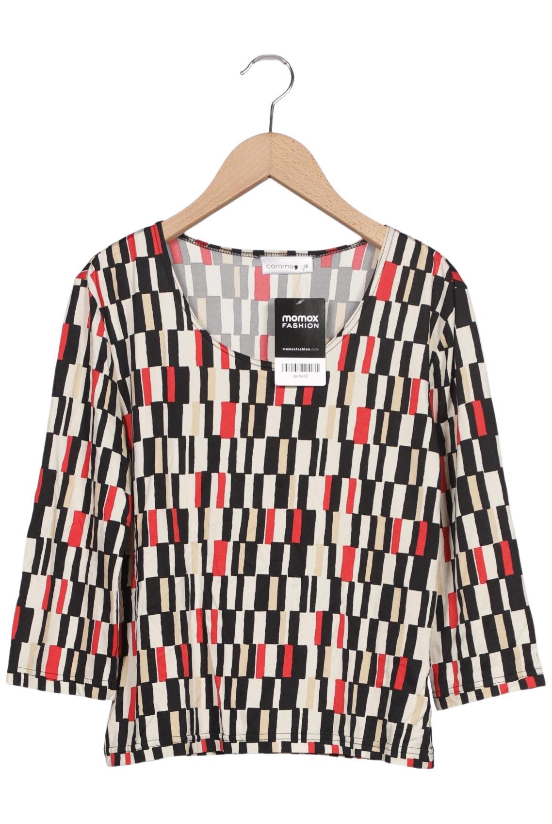 

Comma Damen Langarmshirt, schwarz, Gr. 38