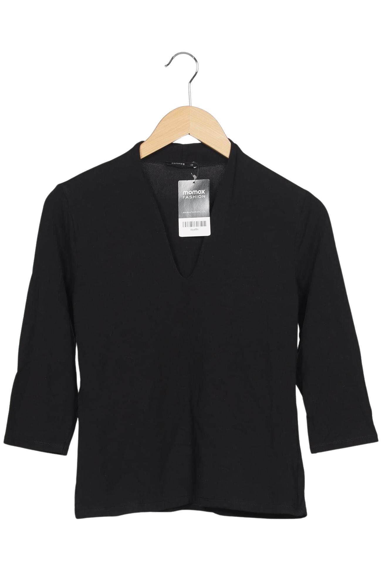 

Comma Damen Langarmshirt, schwarz, Gr. 40