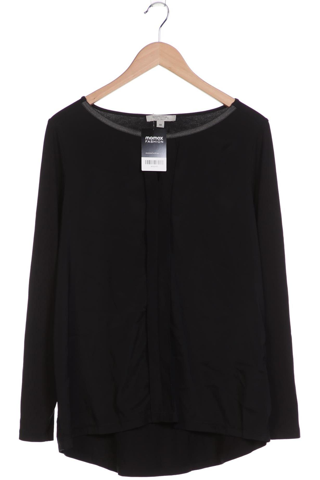 

Comma Damen Langarmshirt, schwarz, Gr. 44