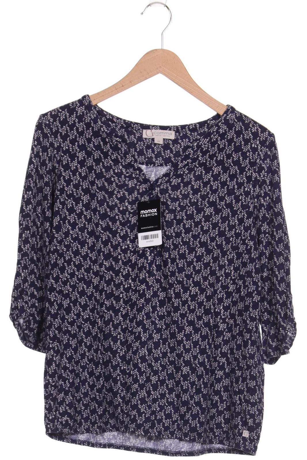 

Comma Damen Langarmshirt, marineblau