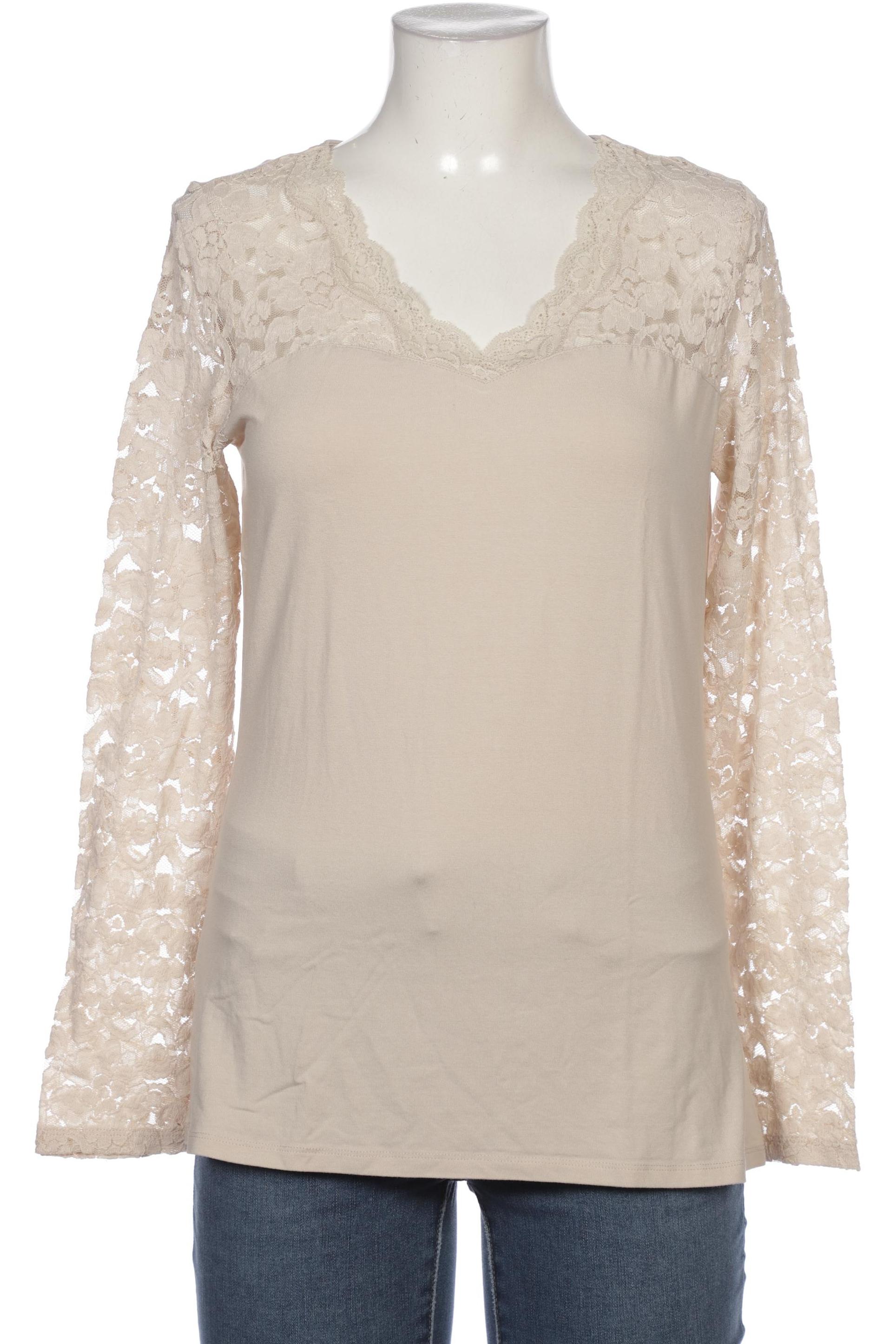 

Comma Damen Langarmshirt, cremeweiß