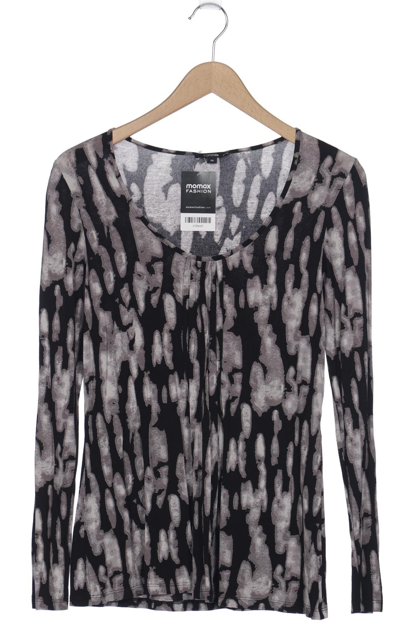 

Comma Damen Langarmshirt, schwarz