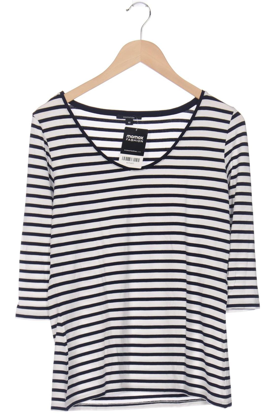 

Comma Damen Langarmshirt, weiß