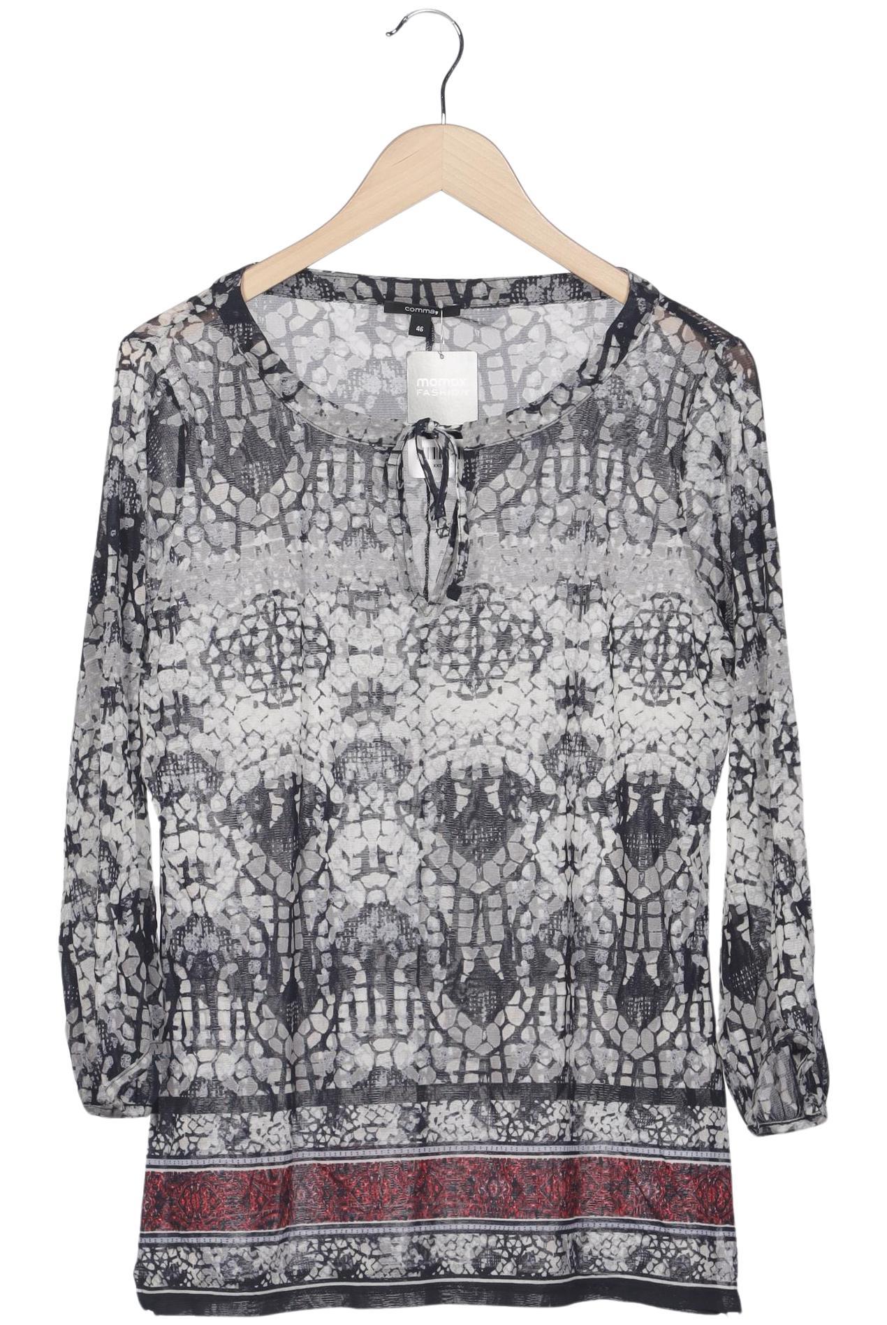 

Comma Damen Langarmshirt, mehrfarbig, Gr. 46