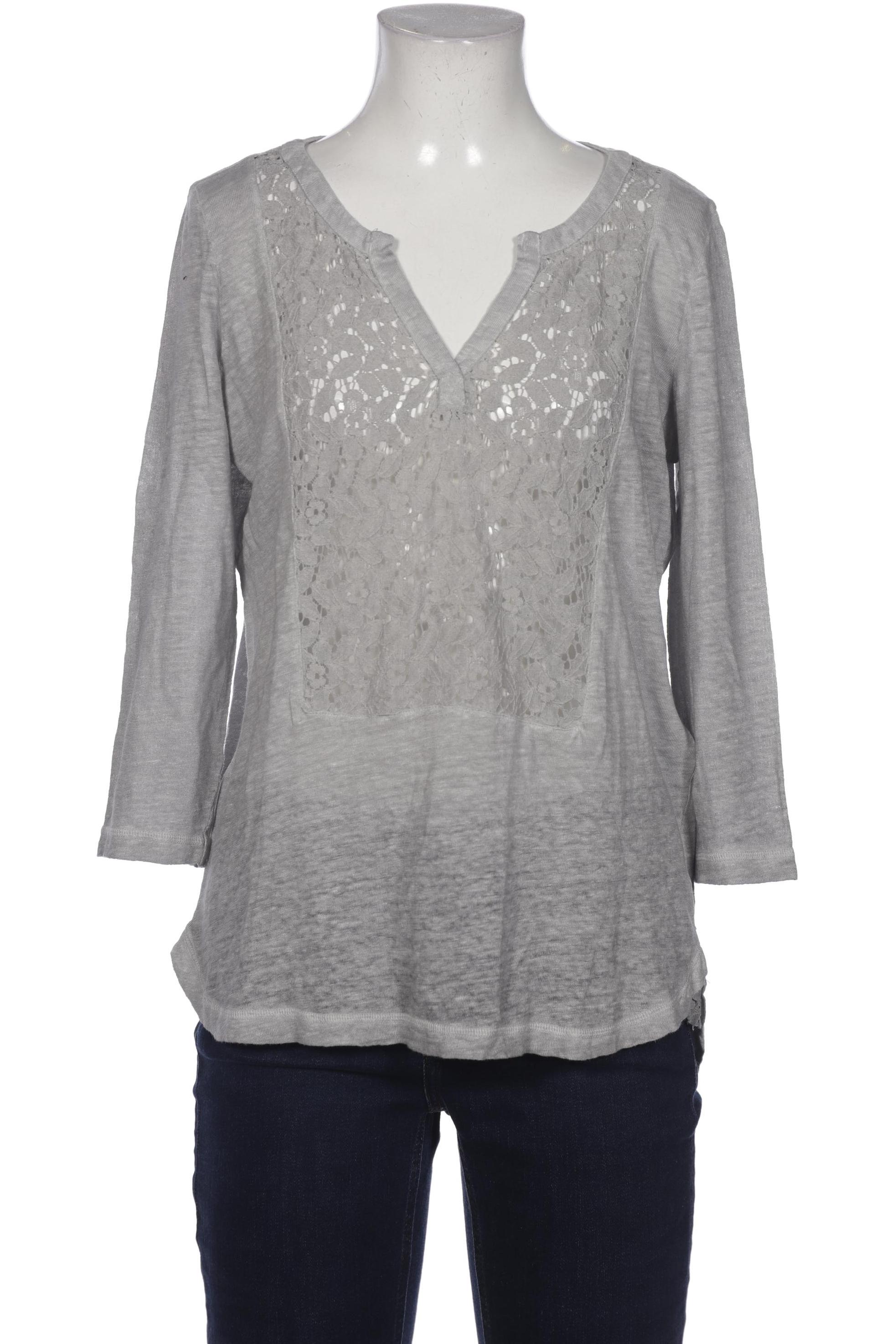 

Comma Damen Langarmshirt, grau, Gr. 36