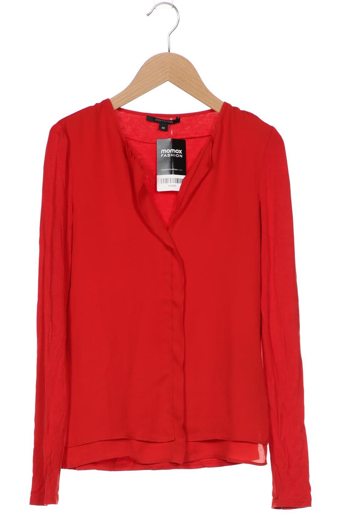 

Comma Damen Langarmshirt, rot