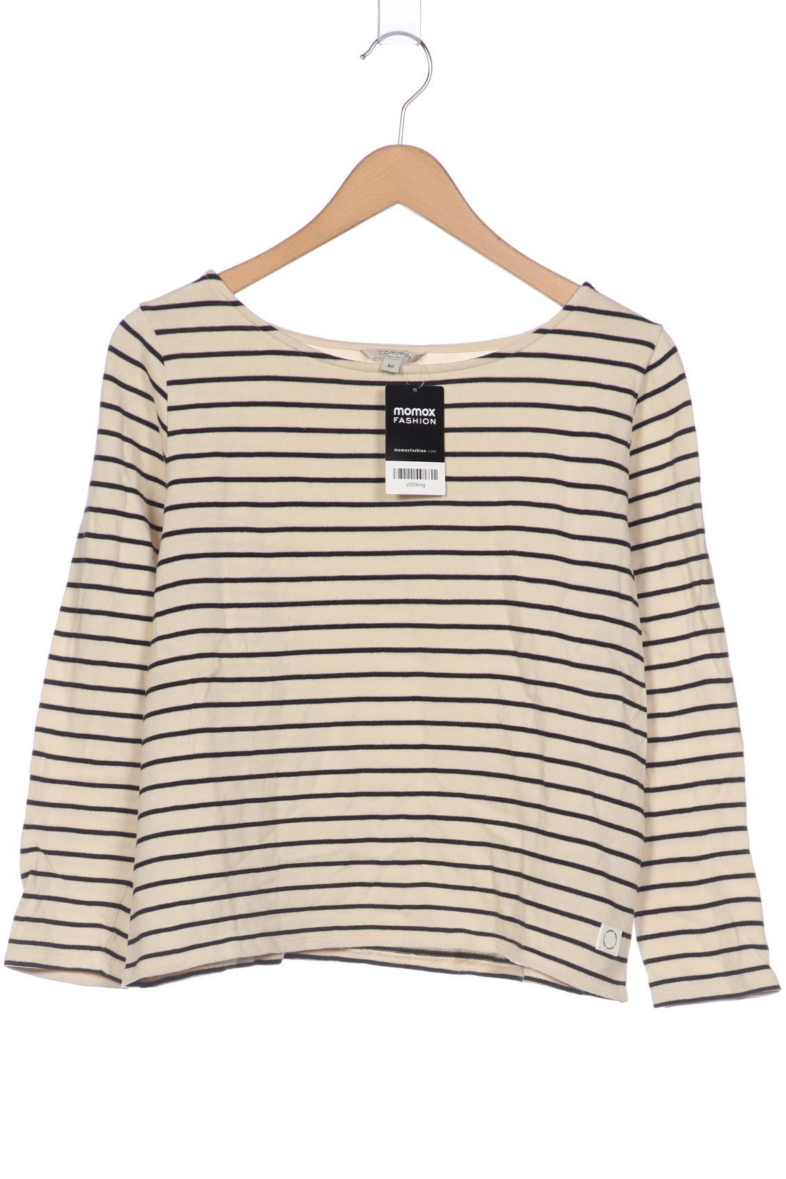 

Comma Damen Langarmshirt, beige, Gr. 40