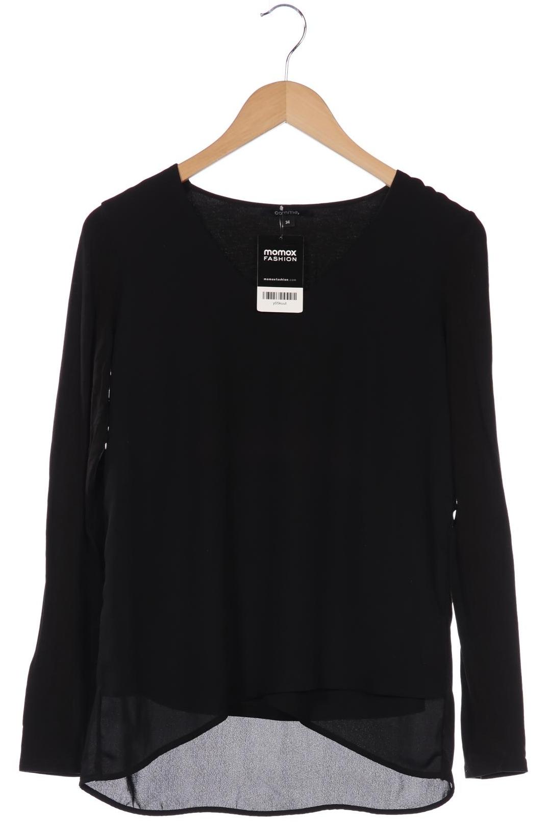 

Comma Damen Langarmshirt, schwarz, Gr. 34