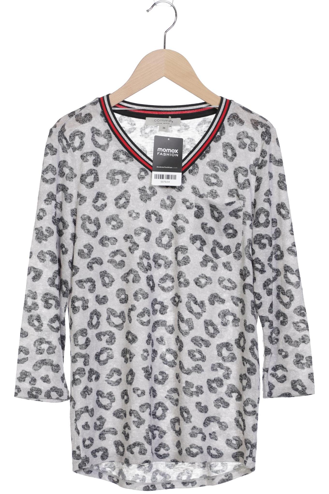 

Comma Damen Langarmshirt, grau