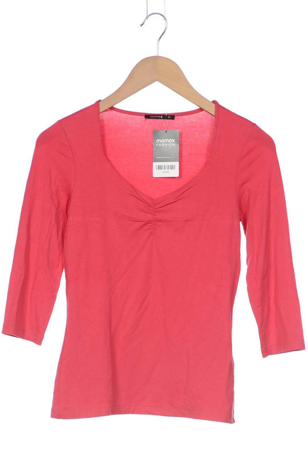 

Comma Damen Langarmshirt, pink, Gr. 34
