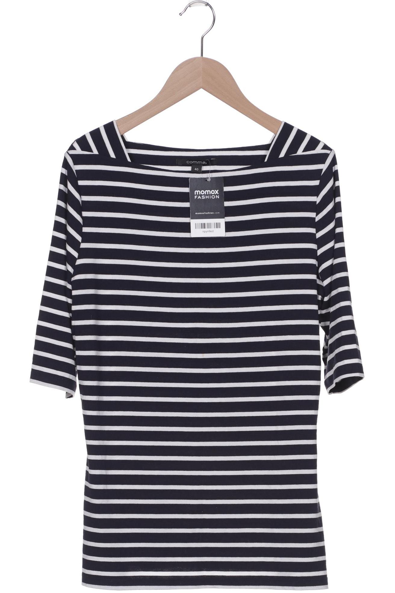 

Comma Damen Langarmshirt, marineblau