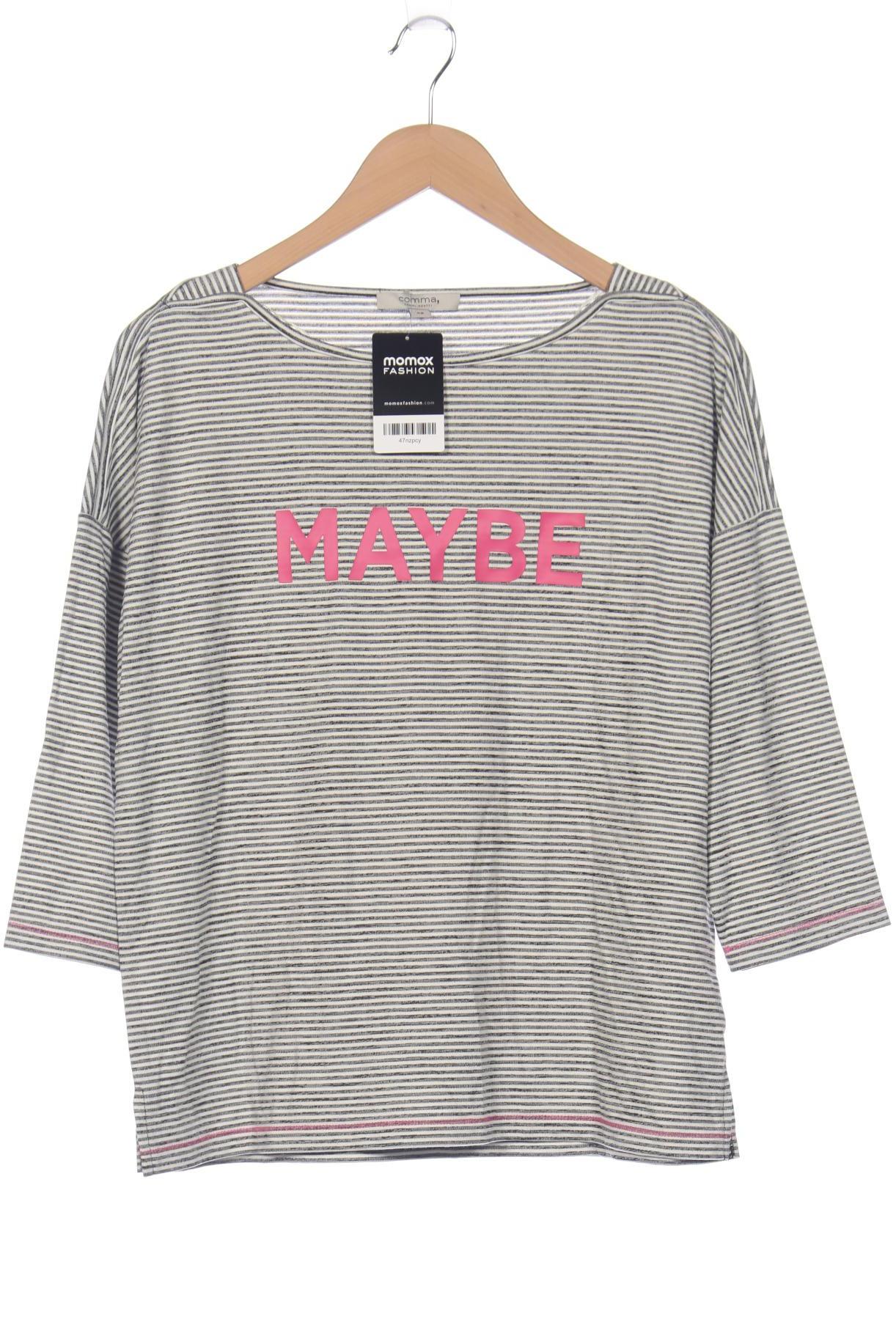 

Comma Damen Langarmshirt, grau, Gr. 42