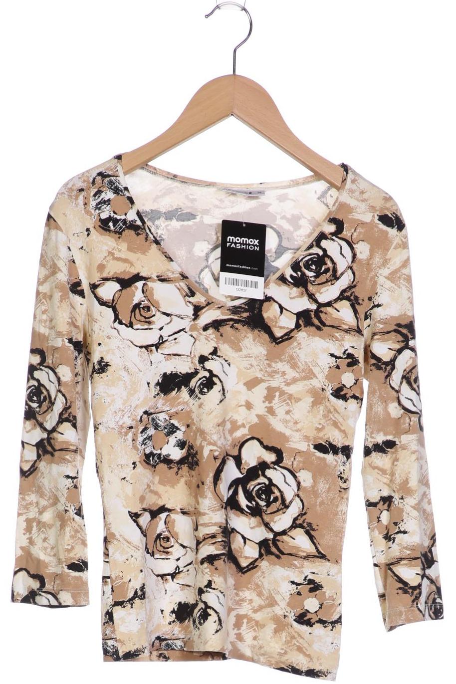 

Comma Damen Langarmshirt, beige, Gr. 36
