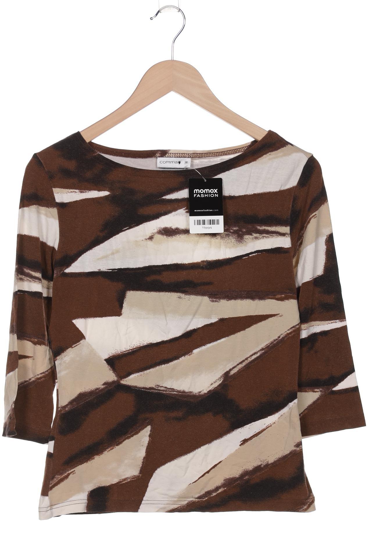 

Comma Damen Langarmshirt, braun, Gr. 38