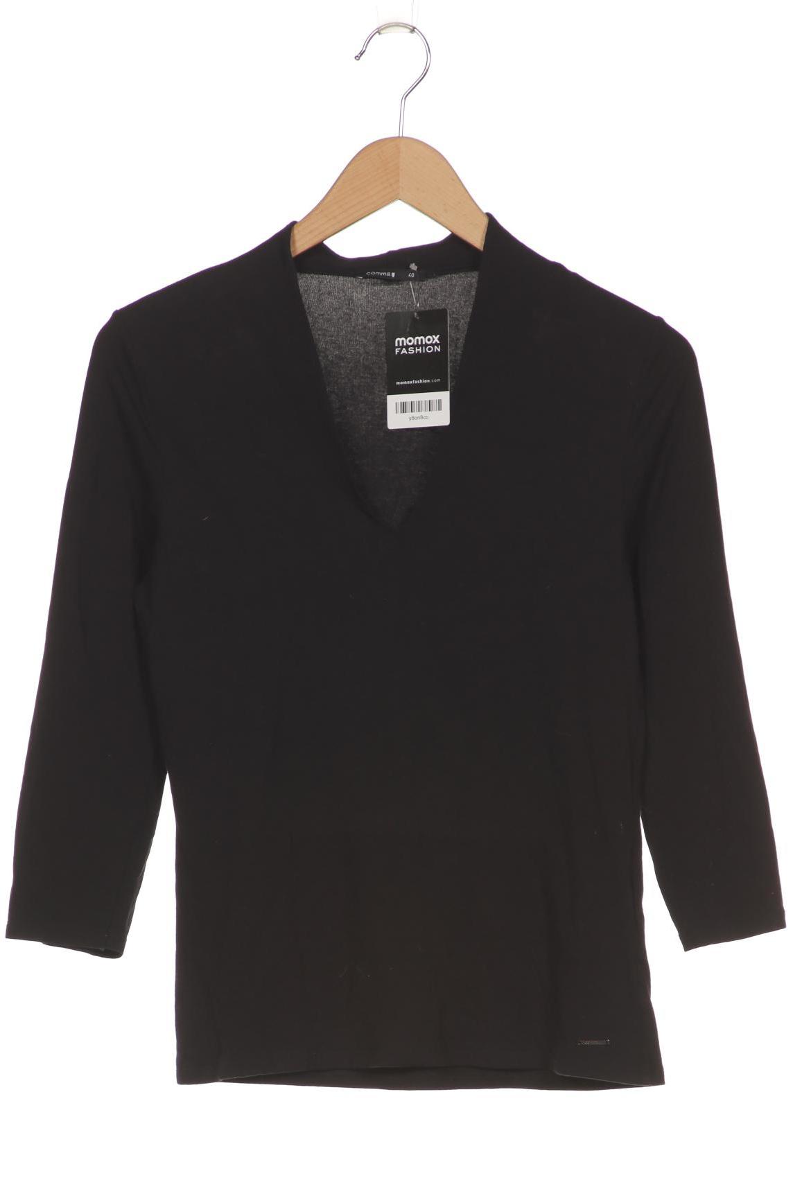 

Comma Damen Langarmshirt, schwarz