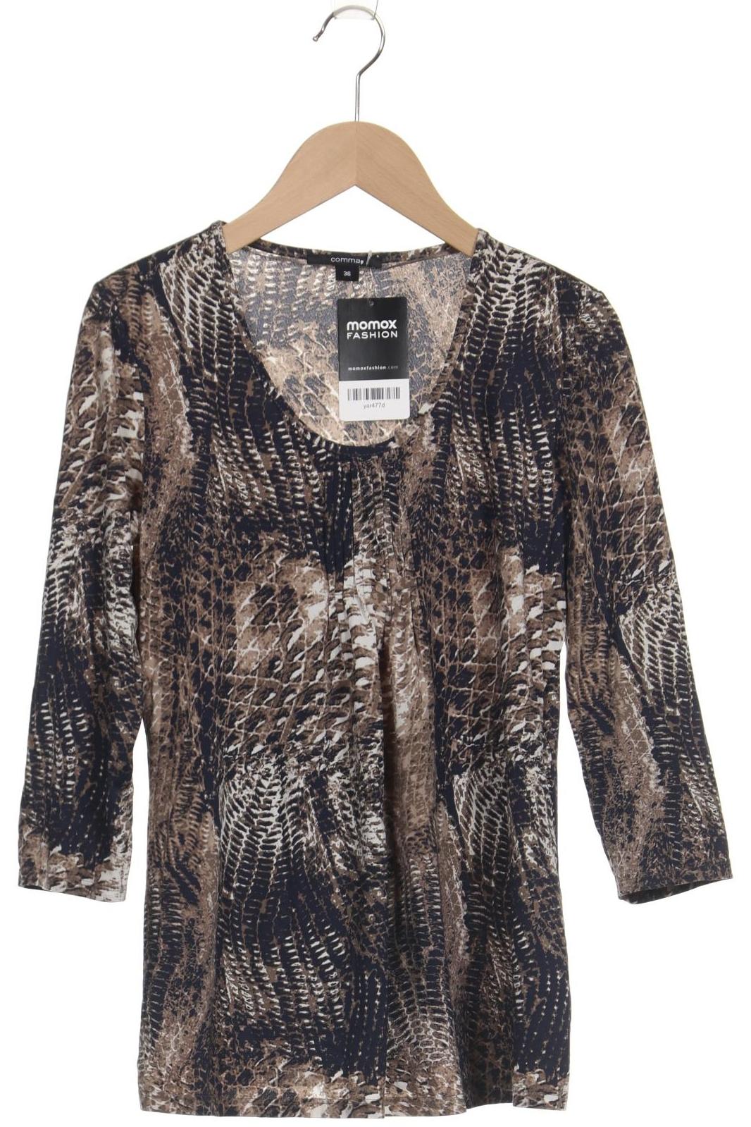 

Comma Damen Langarmshirt, grau, Gr. 36