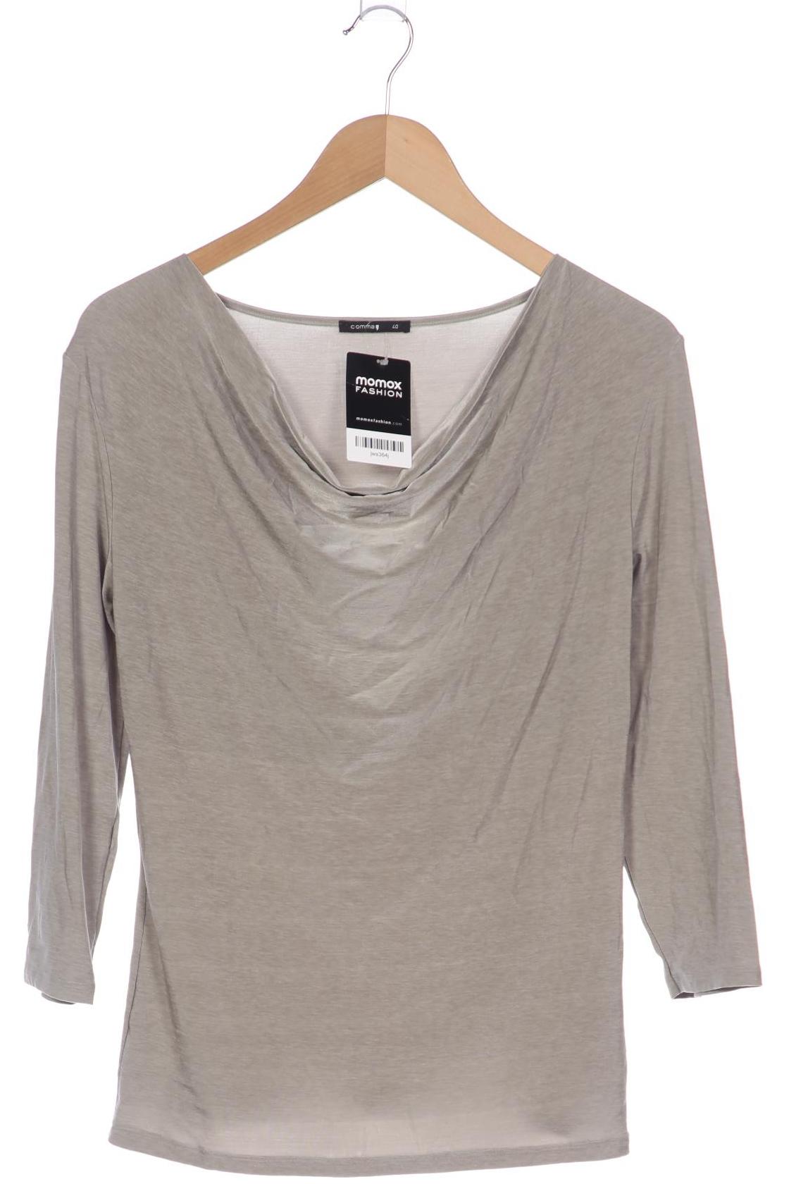 

Comma Damen Langarmshirt, grau, Gr. 40