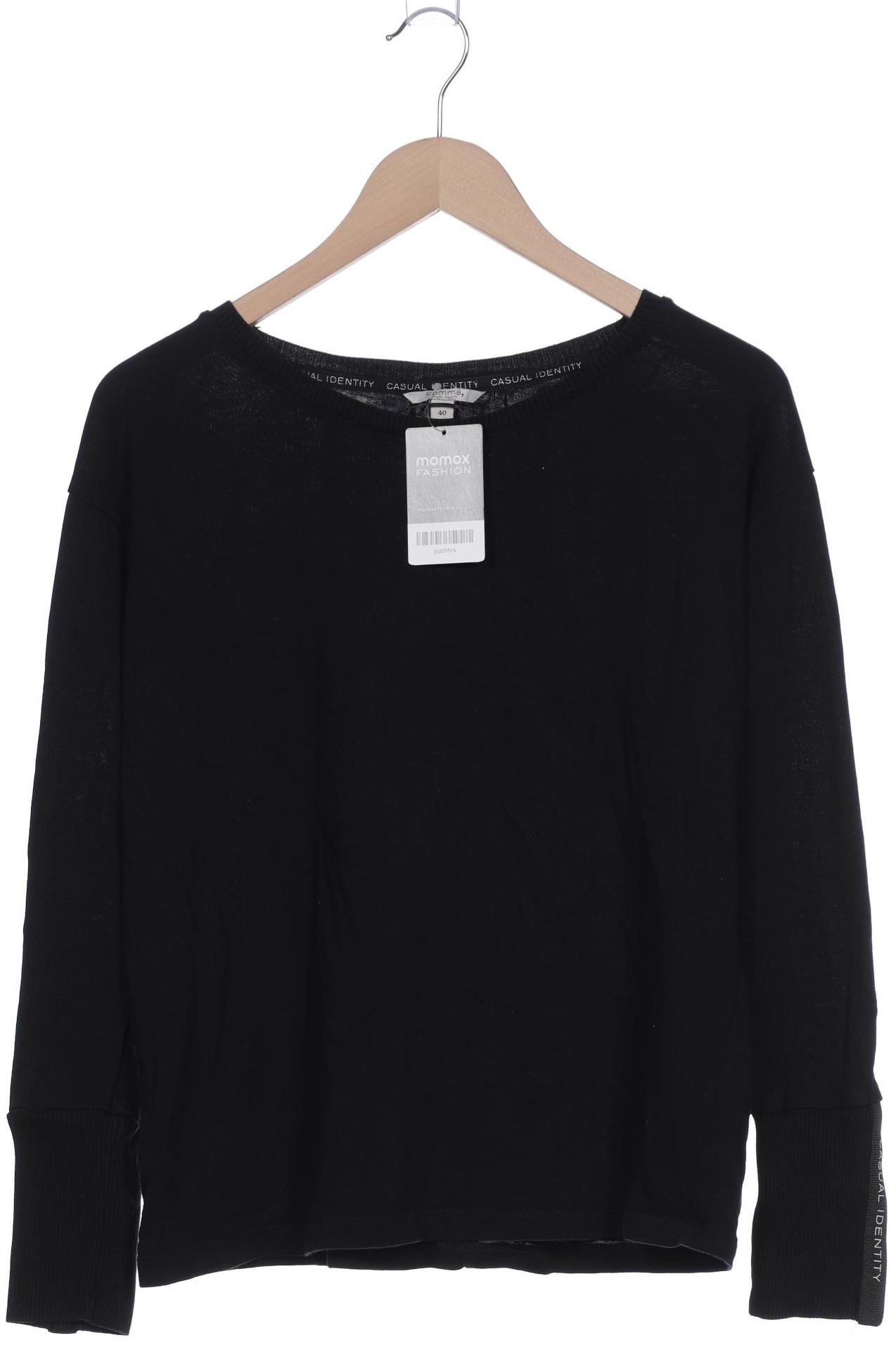 

Comma Damen Langarmshirt, schwarz, Gr. 40