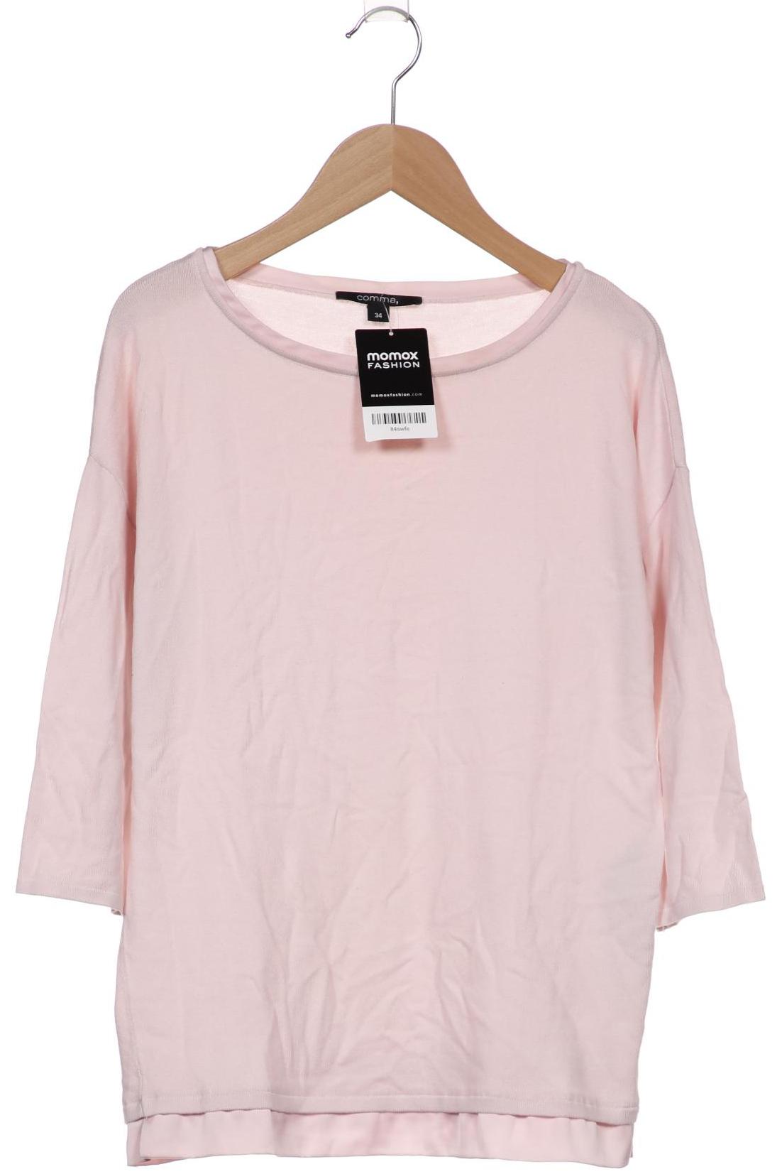 

Comma Damen Langarmshirt, pink, Gr. 34