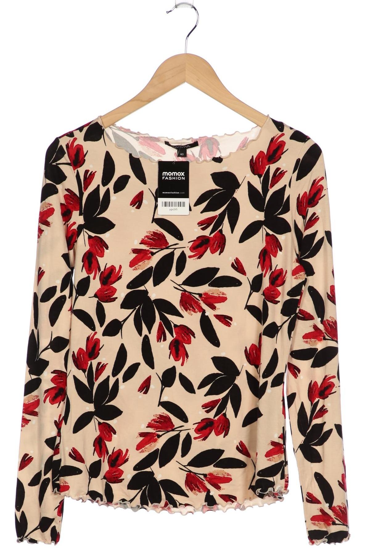 

Comma Damen Langarmshirt, beige, Gr. 40